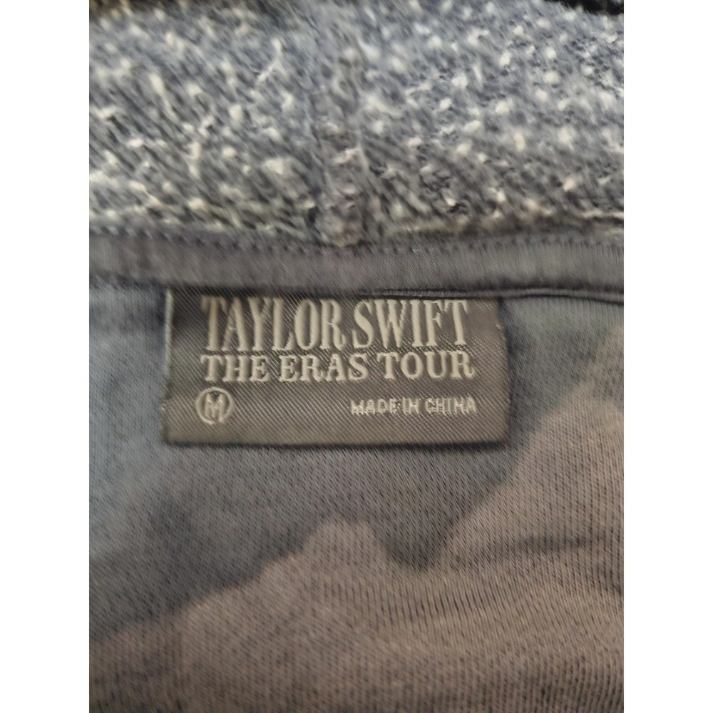 Taylor Swift Hoodie Mens Medium Gray The Eras Tour 2023 2024 Concert Pullover - Picture 8 of 10